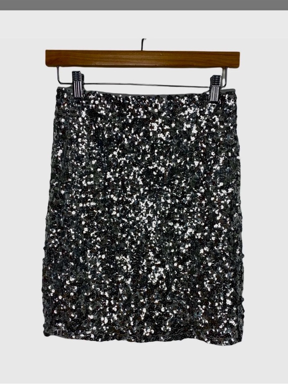 Black Sequin Mini Skirt - Sleek Evening Shine